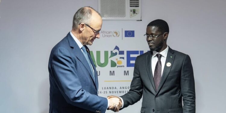 SOMMET UE – UA : Tête à tête entre les présidents Diomaye et Freidrich Merz