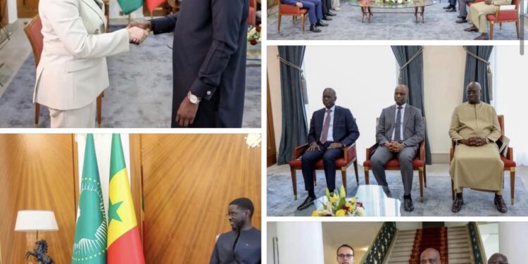 AUDIENCE : La nouvelle cheffe de mission du FMI reçue au Palais