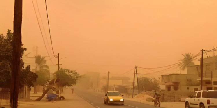 ‎ALERTE MÉTÉO : L&rsquo;arrivée éminent d&rsquo;épaisse couche de poussière